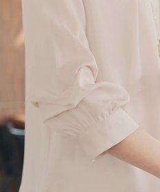 Tiaclasse つまみタック袖レイヤードブラウス