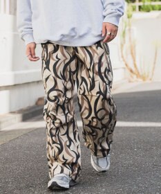 WEGO 【ユニセックス着用ITEM/SMLサイズ展開】ワイドカーゴパンツ