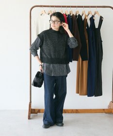 CRAFT STANDARD BOUTIQUE キナリノコラボ/洗える2wayモールニットベスト/24AW