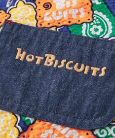 MIKI HOUSE HOT BISCUITS 【70-110cm】 バンダナ柄 オーバーオール