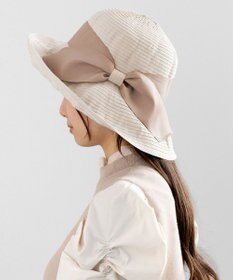 TOCCA 【UV95%以上カット・吸水速乾・抗菌防臭・洗える・サイズ調整可】GROSGRAIN RIBON HAT 帽子