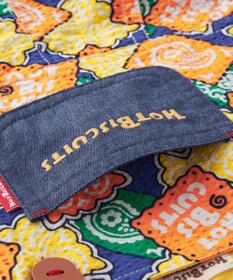 MIKI HOUSE HOT BISCUITS 【70-110cm】 バンダナ柄 オーバーオール