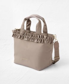 TOCCA 【ショルダー取り外し可能】FRILL GARLAND NYLONTOTE  トートバッグ