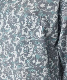 OP／FILA 【Ocean Pacific】プリント長袖オープンネックシャツ