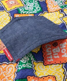 MIKI HOUSE HOT BISCUITS 【70-110cm】 バンダナ柄 オーバーオール