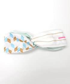 POLS ジャガード織 FRAME ヘアバンド