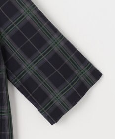 J.PRESS LADIES 【WEB限定カラーあり・洗える】SOFT SHEER チェック キーネック ブラウス