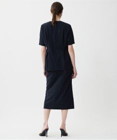 ICB L 【接触冷感・撥水・UVケア・洗える】 プルーフ4WAYタフタ ブラウス