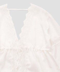 San-ai Resort（三愛水着楽園） 楊柳×レース　羽織り　F【San-ai Resort（サンアイリゾート）】