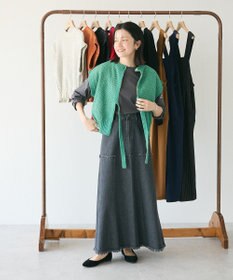 CRAFT STANDARD BOUTIQUE キナリノコラボ/洗える2wayモールニットベスト/24AW