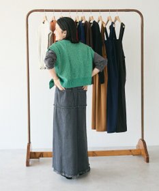 CRAFT STANDARD BOUTIQUE キナリノコラボ/洗える2wayモールニットベスト/24AW