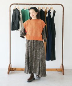 CRAFT STANDARD BOUTIQUE キナリノコラボ/洗える2wayモールニットベスト/24AW