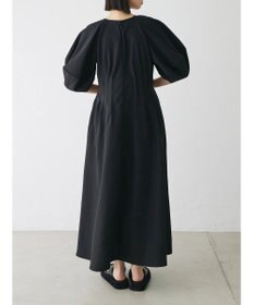 Green Parks ボリューム袖ロングワンピース