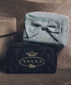 TOCCA 【撥水】CHECKER CLOVER POUCH ポーチ