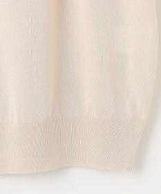 J.PRESS LADIES 【洗える・抗菌防臭】コットンアセテート バンドカラー ニット