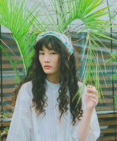 POLS ジャガード織 FRAME ヘアバンド