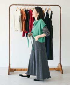 CRAFT STANDARD BOUTIQUE キナリノコラボ/洗える2wayモールニットベスト/24AW