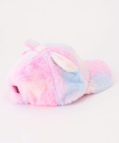 ANY KIDS ネコ耳付き ファー キャップ