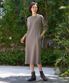 J.PRESS LADIES 【洗える】VIS/PE MILANO ニット ワンピース