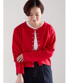 Te chichi カットソークルーネックカーディガン