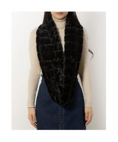 UNBILLION カシュネ cache nez / 畝入りフェイクファースヌード