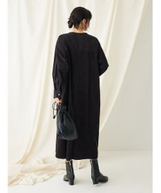 CRAFT STANDARD BOUTIQUE コーデュロイパールドット釦ワンピース