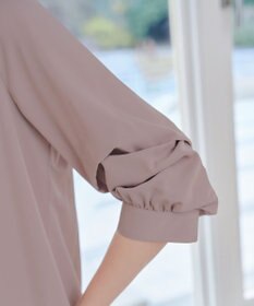 Tiaclasse つまみタック袖レイヤードブラウス