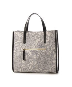 LA BAGAGERIE 【STOF】フラワープリントスクエアトート