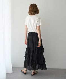 YECCA VECCA アシメラッフルスカート