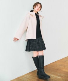 Feroux リボン刺繍ダイア柄 ニット