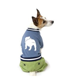 PET PARADISE J.PRESS バックブルドッグ パンツつなぎ 小型犬