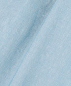 自由区 【セットアップ対応・楽チンキレイ見え】ソフトリネンダンガリーワイド パンツ