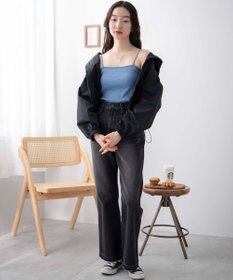 WEGO 【カップ付き】なちゅ盛れカップインショートキャミ