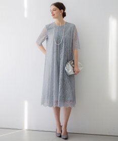 23区 【APPLAUDIR】ブライトフラワーレース ドレス