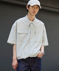 WEGO 【ユニセックス着用ITEM/MLサイズ展開/機能シャツ】リップストップシャツ（SS）