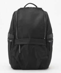 ICB 【A4サイズ収納可・容量約14L】8ポケットメタルファスナー ナイロンリュック