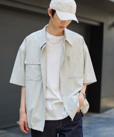 WEGO 【ユニセックス着用ITEM/MLサイズ展開/機能シャツ】リップストップシャツ（SS）