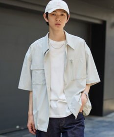 WEGO 【ユニセックス着用ITEM/MLサイズ展開/機能シャツ】リップストップシャツ（SS）