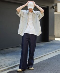 WEGO 【ユニセックス着用ITEM/MLサイズ展開/機能シャツ】リップストップシャツ（SS）