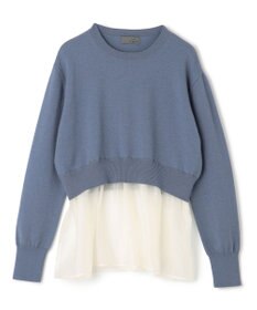 uncrave ウール ナイロン ペプラム ニット（uncrave STANDARD）