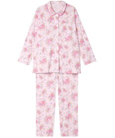 Wing パジャマ 長袖 長ズボン 綿100％ スムース素材 レディース EP5063 ウイング／ワコール