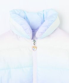 ANY KIDS 【フード取り外し/洗濯機可能】中綿フリル リボンコート