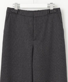 J.PRESS LADIES S T/W 杢 ライトツイード セミワイド パンツ