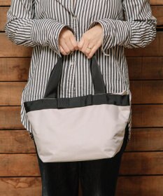 UNBILLION cachecache WEB限定ナイロンリボントートバッグS