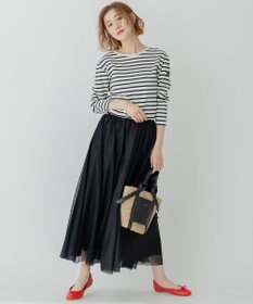 23区 L 【洗える】Armor-lux スムース ボーダー カットソー