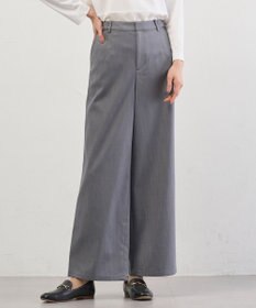 J.PRESS LADIES L セルロースシャンブレー セミワイド パンツ