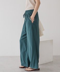 AMERICAN HOLIC 接触冷感ベイカーリラックスパンツ