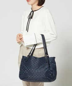 Y'SACCS 【Y’SACCS vous et】ドットジャカード マルチウェイトート Mサイズ