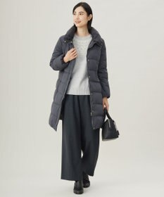 J.PRESS LADIES L ブラッシュドマルチポリ ロング ダウン コート