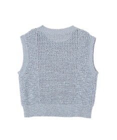 earth music&ecology 配色ラインＭＩＸニットベスト